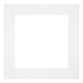 Passepartout Dimensione Cornice 40x40 cm - Formato Immagine 20x20 cm - Bianco