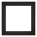 Passepartout Dimensione Cornice 35x35 cm - Formato Immagine 25x25 cm - Nero