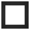 Passepartout Dimensione Cornice 25x25 cm - Formato Immagine 13x13 cm - Nero