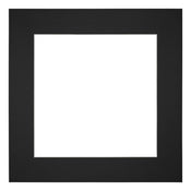 Passepartout Dimensione Cornice 30x30 cm - Formato Immagine 15x15 cm - Nero