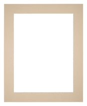 Passepartout Dimensione Cornice 48x64 cm - Formato Immagine 40x50 cm - Beige