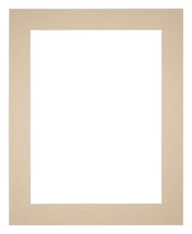 Passepartout Dimensione Cornice 60x70 cm - Formato Immagine 50x60 cm - Beige
