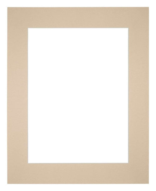 Passepartout Dimensione Cornice 24x30 cm - Formato Immagine 13x18 cm - Beige