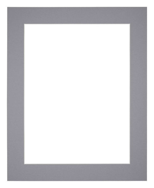 Passepartout Dimensione Cornice 50x75 cm - Formato Immagine 40x55 cm - Grigio