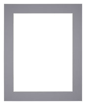 Passepartout Dimensione Cornice 60x70 cm - Formato Immagine 50x60 cm - Grigio