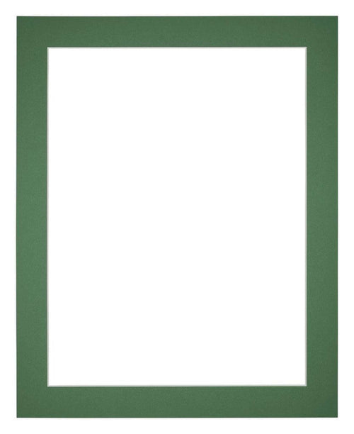 Passepartout Dimensione Cornice 20x25 cm - Formato Immagine 9x13 cm - Foresta Verde