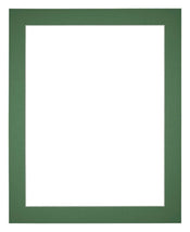 Passepartout Dimensione Cornice 28x35 cm - Formato Immagine 20x25 cm - Foresta Verde