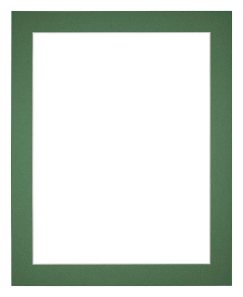 Passepartout Dimensione Cornice 28x35 cm - Formato Immagine 20x25 cm - Foresta Verde