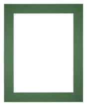 Passepartout Dimensione Cornice 40x45 cm - Formato Immagine 30x35 cm - Foresta Verde