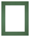 Passepartout Dimensione Cornice 25x30 cm - Formato Immagine 13x18 cm - Foresta Verde