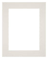 Passepartout Dimensione Cornice 25x30 cm - Formato Immagine 13x18 cm - Grigio Chiaro