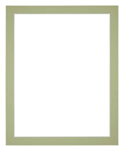 Passepartout Dimensione Cornice 60x70 cm - Formato Immagine 55x65 cm - Menta Verde