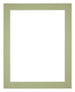 Passepartout Dimensione Cornice 28x35 cm - Formato Immagine 20x25 cm - Menta Verde