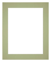 Passepartout Dimensione Cornice 48x64 cm - Formato Immagine 40x50 cm - Menta Verde