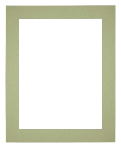 Passepartout Dimensione Cornice 48x67 cm - Formato Immagine 40x60 cm - Menta Verde