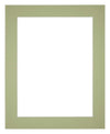 Passepartout Dimensione Cornice 50x75 cm - Formato Immagine 40x60 cm - Menta Verde