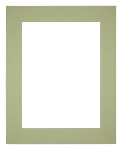 Passepartout Dimensione Cornice 56x71 cm - Formato Immagine 45x60 cm - Menta Verde
