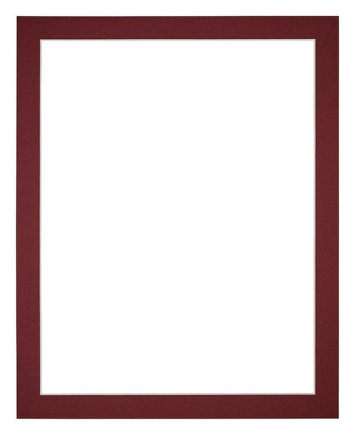 Passepartout Dimensione Cornice 25x30 cm - Formato Immagine 18x24 cm - Vino Rosso