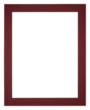 Passepartout Dimensione Cornice 28x35 cm - Formato Immagine 20x25 cm - Vino Rosso