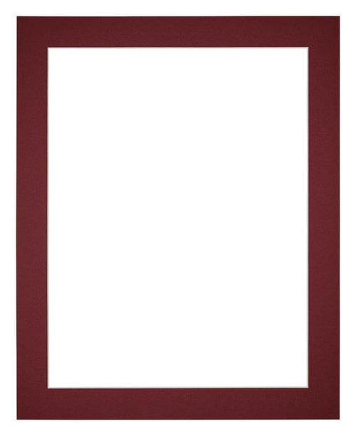 Passepartout Dimensione Cornice 28x35 cm - Formato Immagine 20x25 cm - Vino Rosso