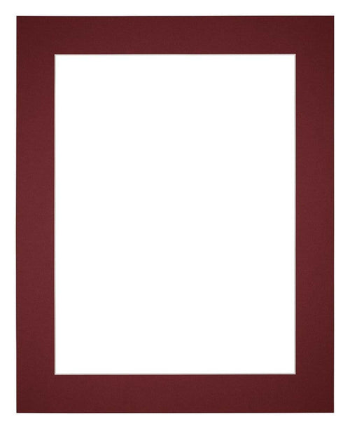 Passepartout Dimensione Cornice 40x45 cm - Formato Immagine 30x35 cm - Vino Rosso