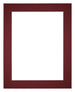 Passepartout Dimensione Cornice 40x45 cm - Formato Immagine 30x35 cm - Vino Rosso