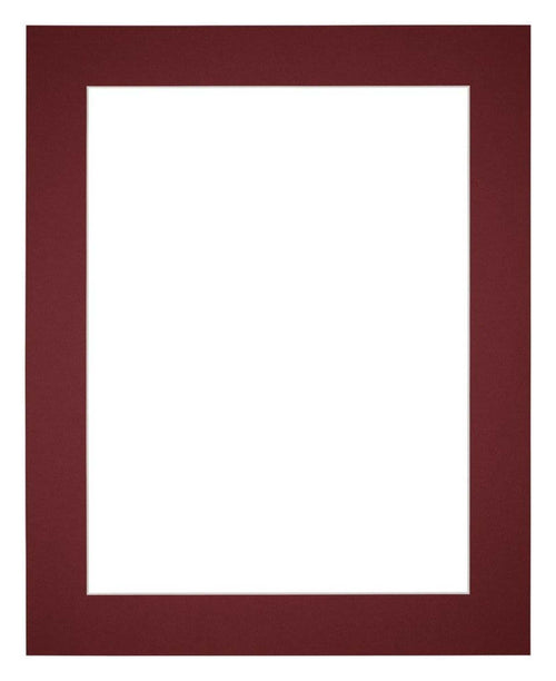 Passepartout Dimensione Cornice 50x75 cm - Formato Immagine 40x55 cm - Vino Rosso