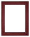 Passepartout Dimensione Cornice 50x75 cm - Formato Immagine 40x60 cm - Vino Rosso