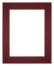 Passepartout Dimensione Cornice 24x30 cm - Formato Immagine 13x18 cm - Vino Rosso