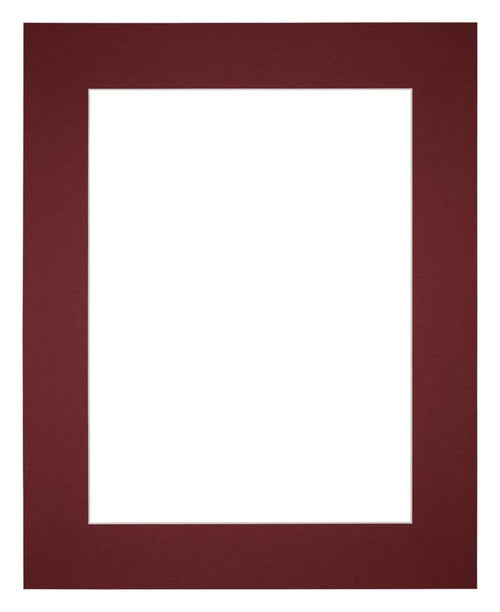 Passepartout Dimensione Cornice 56x71 cm - Formato Immagine 45x60 cm - Vino Rosso