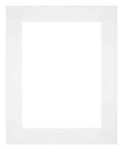 Passepartout Dimensione Cornice 25x30 cm - Formato Immagine 13x18 cm - Bianco