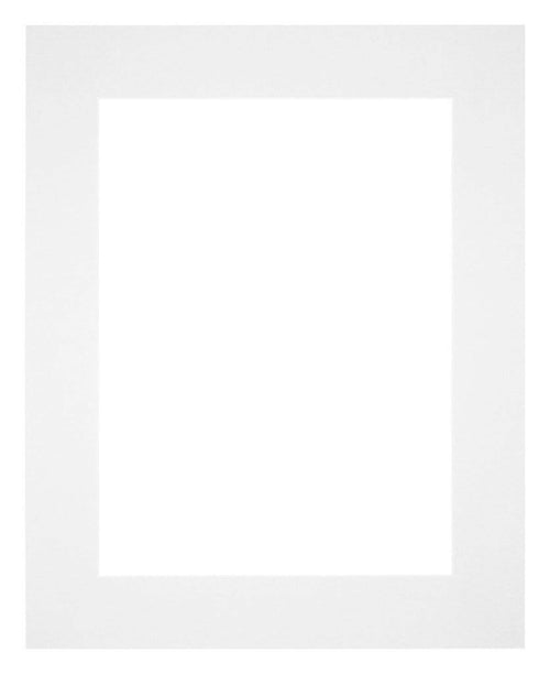 Passepartout Dimensione Cornice 25x30 cm - Formato Immagine 13x18 cm - Bianco