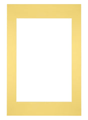 Passepartout Dimensione Cornice 40x60 cm - Formato Immagine 30x45 cm - Giallo