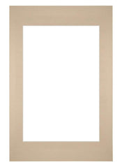 Passepartout Dimensione Cornice 40x60 cm - Formato Immagine 30x45 cm - Beige