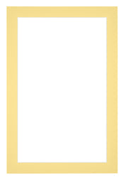 Passepartout Dimensione Cornice 40x60 cm - Formato Immagine 35x55 cm - Giallo