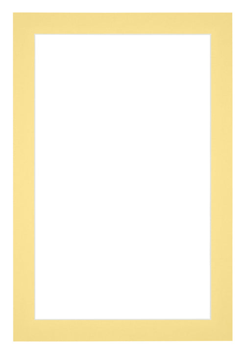 Passepartout Dimensione Cornice 40x60 cm - Formato Immagine 35x55 cm - Giallo