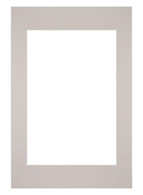 Passepartout Dimensione Cornice 40x60 cm - Formato Immagine 30x45 cm - Granito Grigio