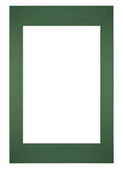 Passepartout Dimensione Cornice 40x60 cm - Formato Immagine 30x45 cm - Foresta Verde