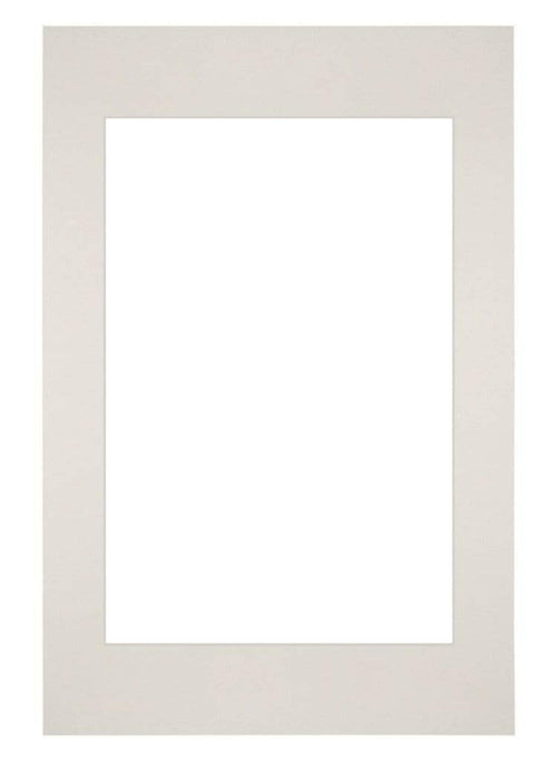 Passepartout Dimensione Cornice 40x60 cm - Formato Immagine 30x45 cm - Grigio Chiaro