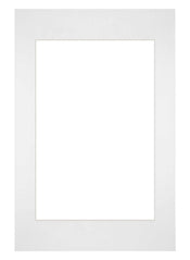 Passepartout Dimensione Cornice 40x60 cm - Formato Immagine 30x45 cm - Bianco