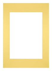 Passepartout Dimensione Cornice 42x59 4 cm - A2 Formato Immagine 29 7x42 cm - Giallo