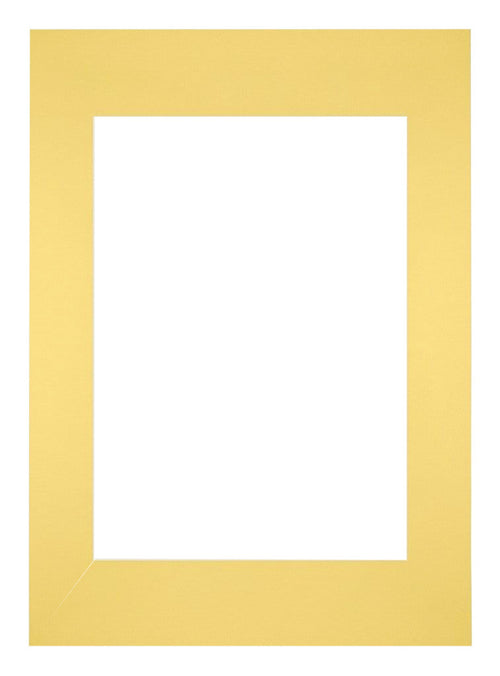 Passepartout Dimensione Cornice 42x59 4 cm - A2 Formato Immagine 29 7x42 cm - Giallo