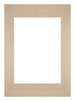 Passepartout Dimensione Cornice 42x59 4 cm - A2 Formato Immagine 29 7x42 cm - Beige