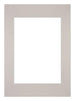 Passepartout Dimensione Cornice 42x59 4 cm - A2 Formato Immagine 29 7x42 cm - Granito Grigio