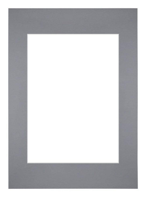 Passepartout Dimensione Cornice 42x59 4 cm - A2 Formato Immagine 29 7x42 cm - Grigio