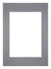 Passepartout Dimensione Cornice 42x59 4 cm - A2 Formato Immagine 29 7x42 cm - Grigio