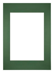 Passepartout Dimensione Cornice 42x59 4 cm - A2 Formato Immagine 29 7x42 cm - Foresta Verde