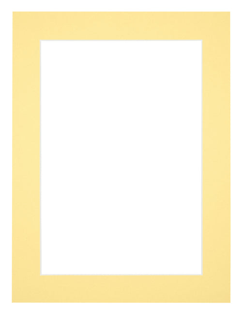 Passepartout Dimensione Cornice 46x61 cm - Formato Immagine 40x50 cm - Giallo