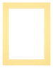 Passepartout Dimensione Cornice 46x61 cm - Formato Immagine 40x50 cm - Giallo