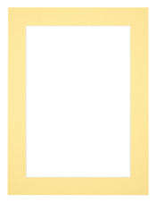 Passepartout Dimensione Cornice 45x60 cm - Formato Immagine 40x50 cm - Giallo